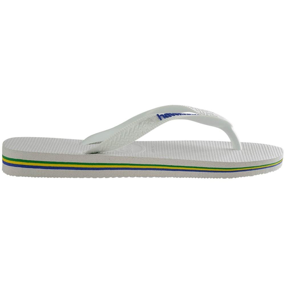 Chinelo Havaianas Brasil Logo Branco