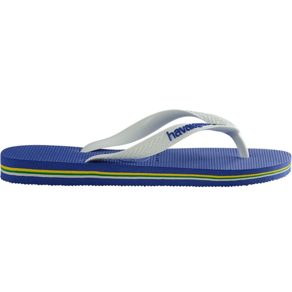 Chinelo Havaianas Brasil Logo Azul