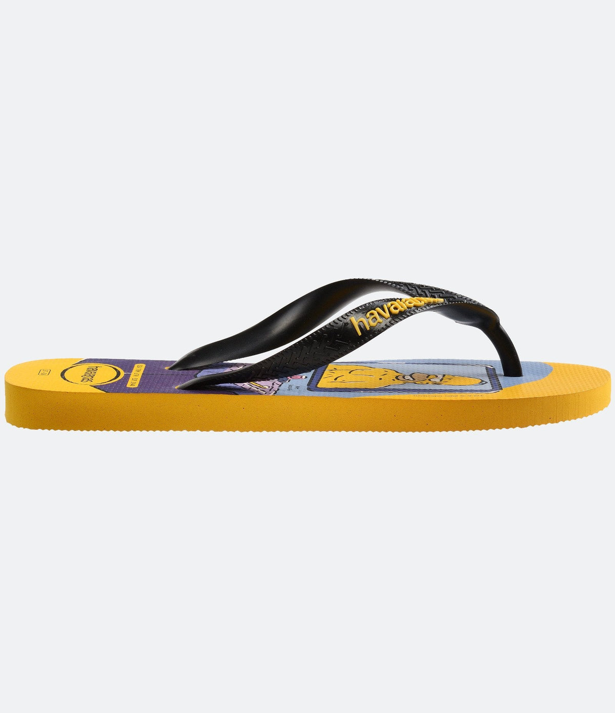 Chinelo Havaianas com Estampa The Simpsons Amarelo