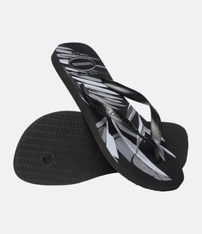 Chinelo Havaianas Floral Preto e Bege