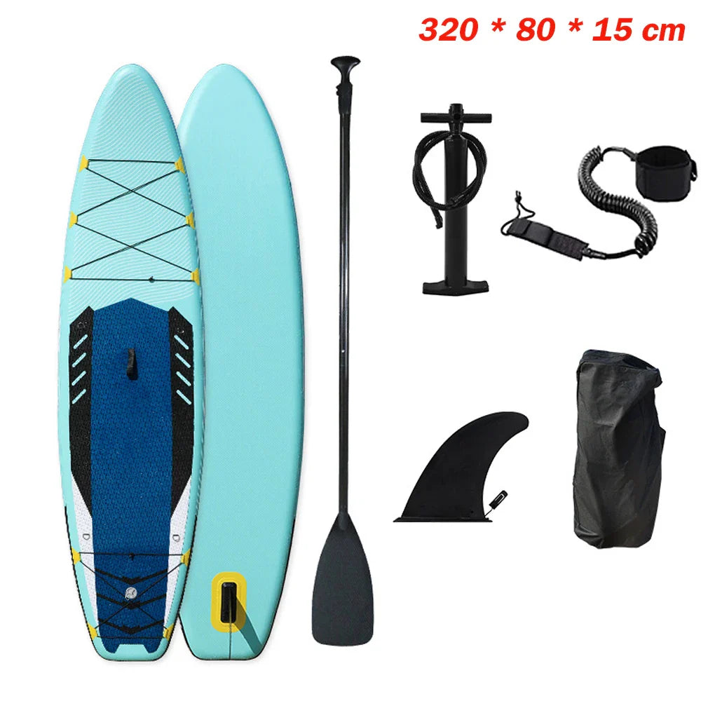 Prancha Inflável de Stand Up Paddle com Acessórios - Ideal para Jovens e Adultos