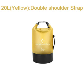 Mochila Saco Estanque à Prova D'Água - PVC 2L/5L/10L/20L para Praia, Mergulho, Canoagem e Aventuras ao Ar Livre