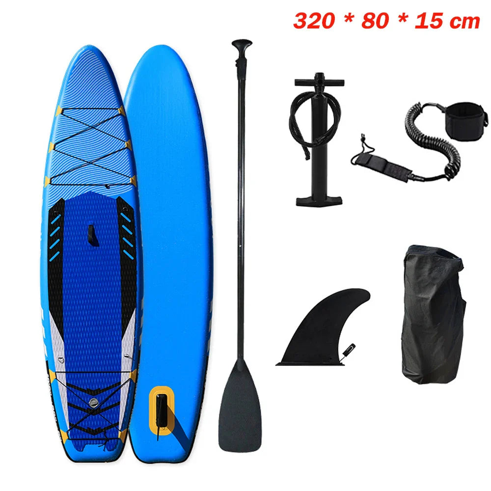 Prancha Inflável de Stand Up Paddle com Acessórios - Ideal para Jovens e Adultos