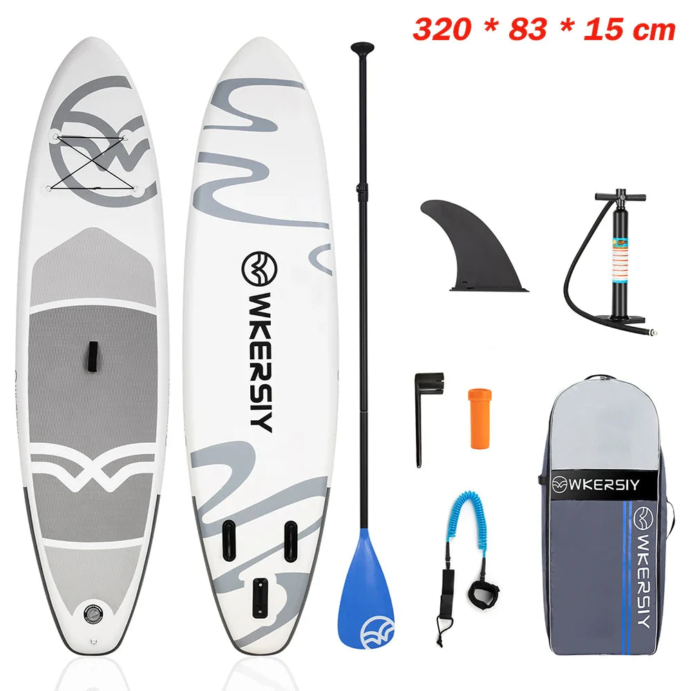 Prancha Inflável de Stand Up Paddle com Acessórios - Ideal para Jovens e Adultos