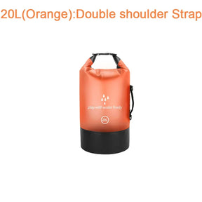 Mochila Saco Estanque à Prova D'Água - PVC 2L/5L/10L/20L para Praia, Mergulho, Canoagem e Aventuras ao Ar Livre