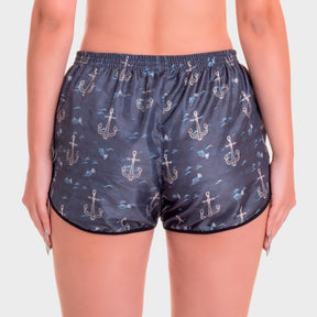 Short Feminino Slim Náutico Marinho