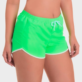 Short Feminino Slim Neon Verde