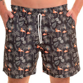 Short Masculino Slim Flamingo Preto