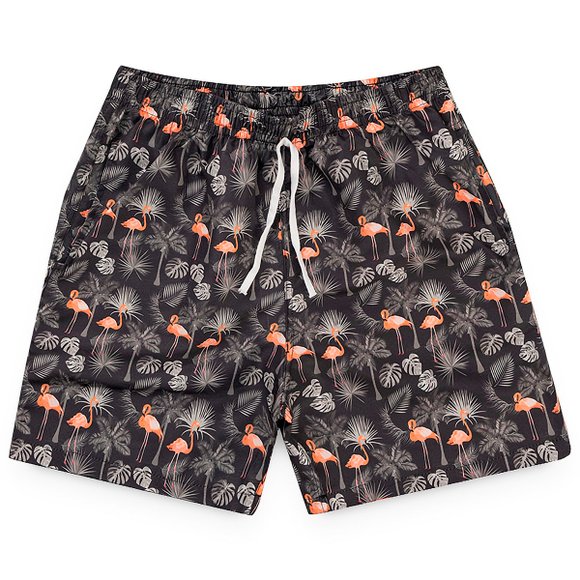 Short Masculino Slim Flamingo Preto