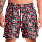 Short Slim Skull Red Preto – Estilo Ousado e Marcante! ❤️💀  Adicione uma dose de atitude ao s