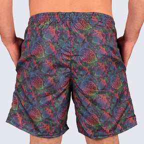 Short Slim Tartaruga Neon Marinho