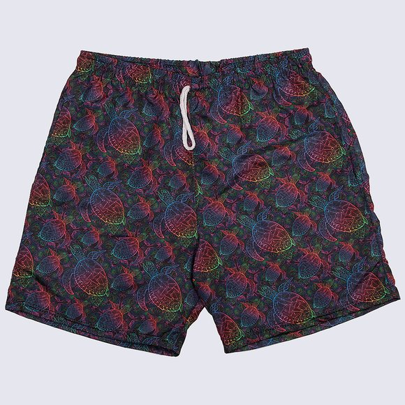 Short Slim Tartaruga Neon Marinho