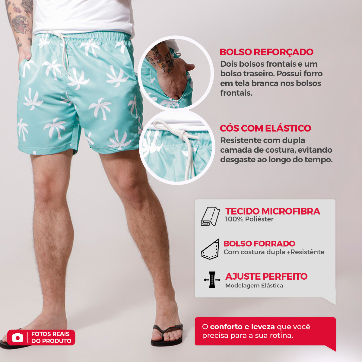 Shorts Praia Coqueiro